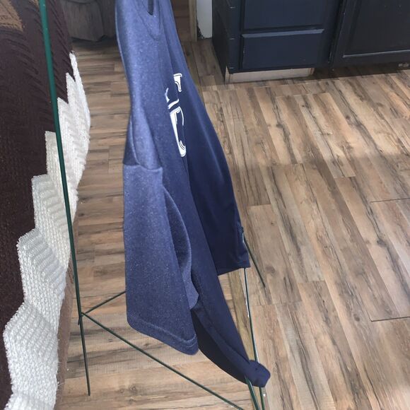 Men’s large blue shirt short sleeve thank you Jesus   Print - Picture 6 of 6